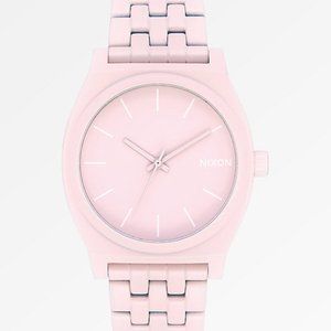 NEW Nixon Time Teller Watch Petal Matte Pink